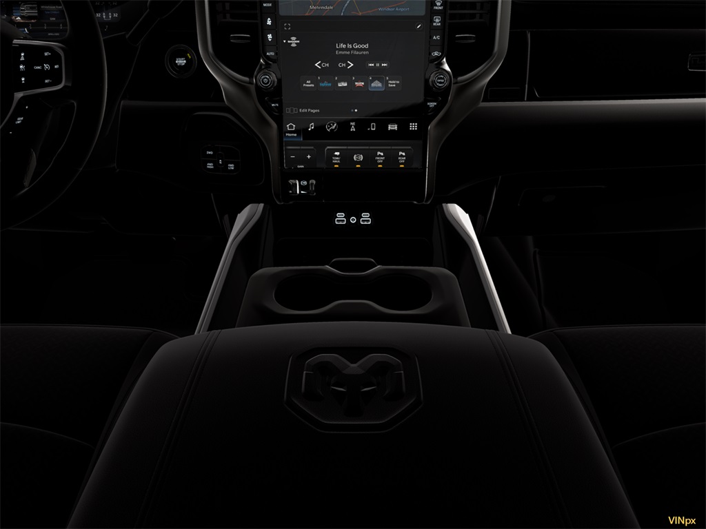 New 2026 Ceramic Gray Clear-Coat Exterior Paint RAM Laramie Night Edition image 47