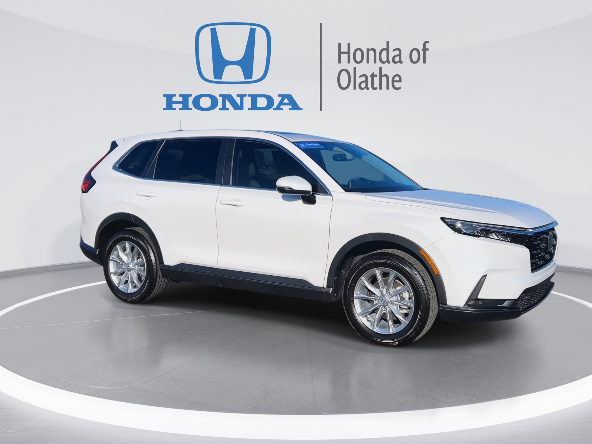 Certified 2025 Honda CR-V EX-L with VIN 2HKRS4H71SH441281 for sale in Kansas City