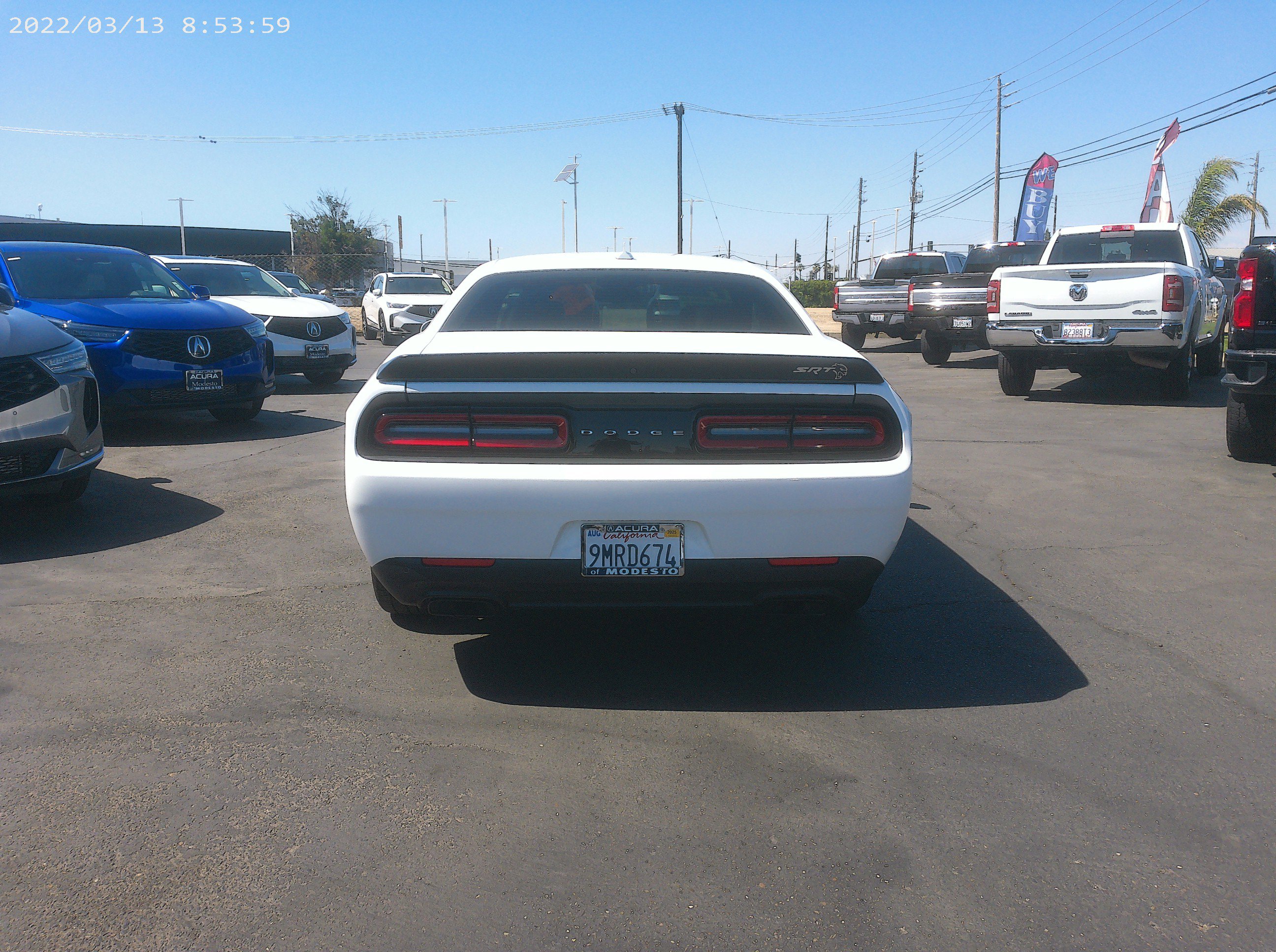 Used 2017 Dodge Challenger SRT with VIN 2C3CDZC94HH664216 for sale in Modesto, CA