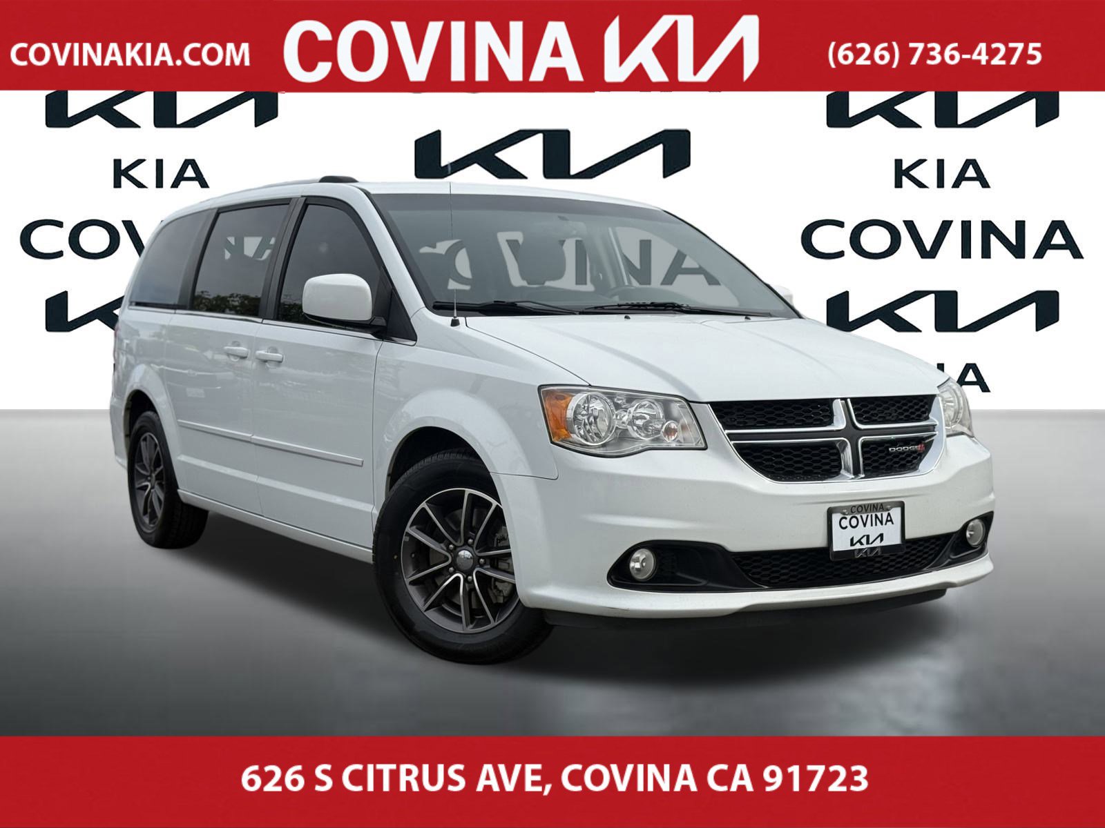 Used 2017 Dodge Grand Caravan SXT with VIN 2C4RDGCG9HR842494 for sale in Covina, CA