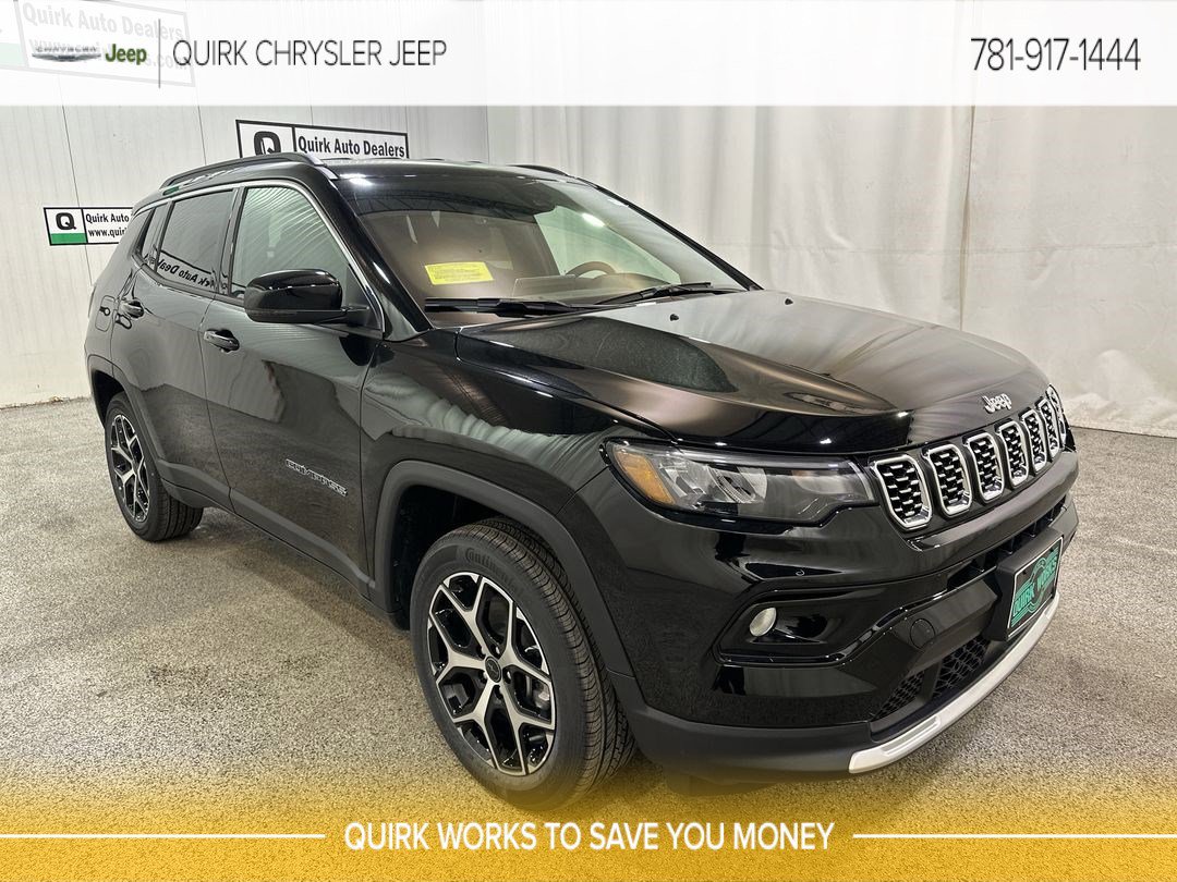 New 2025 Diamond Black Crystal Pearlcoat Jeep Limited image 1