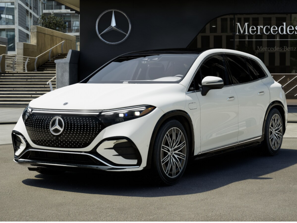 Certified 2023 Mercedes-Benz EQS SUV Base with VIN 4JGDM4EB1PA007675 for sale in Sugar Land, TX