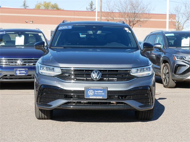 Certified 2024 Volkswagen Tiguan SE R-LINE BLACK with VIN 3VV8B7AX9RM208021 for sale in Inver Grove Heights, Minnesota