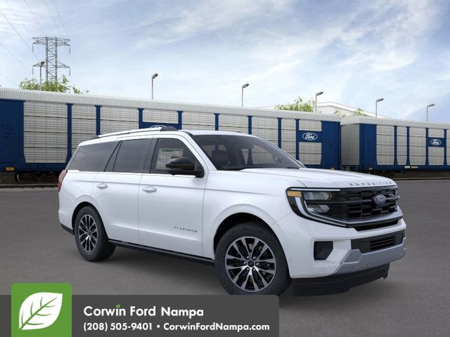 New 2025 Star White Metallic Tri-Coat Ford Platinum image 1