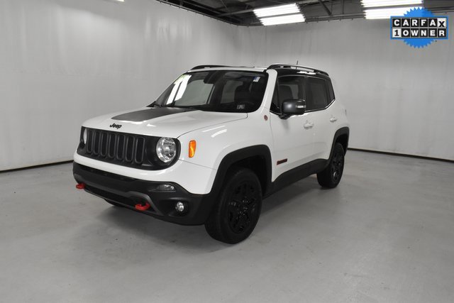 Used 2018 Jeep Renegade Trailhawk with VIN ZACCJBCB7JPG99142 for sale in New Castle, PA