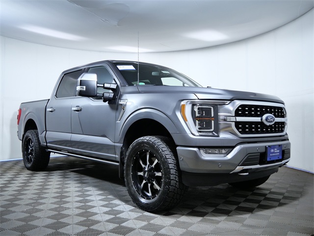 Certified 2022 Ford F-150 Platinum with VIN 1FTFW1E85NFC05962 for sale in Apple Valley, Minnesota
