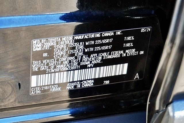 Used 2024 Black Toyota XLE image 34