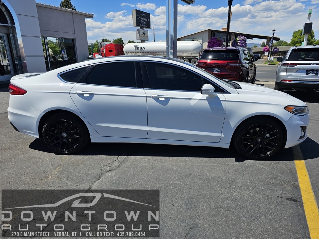 Used 2019 Ford Fusion Titanium with VIN 3FA6P0D96KR141761 for sale in Vernal, UT