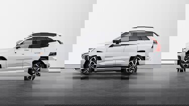 New 2025 Crystal White Pearl Metallic Volvo Plus Dark Theme image 1