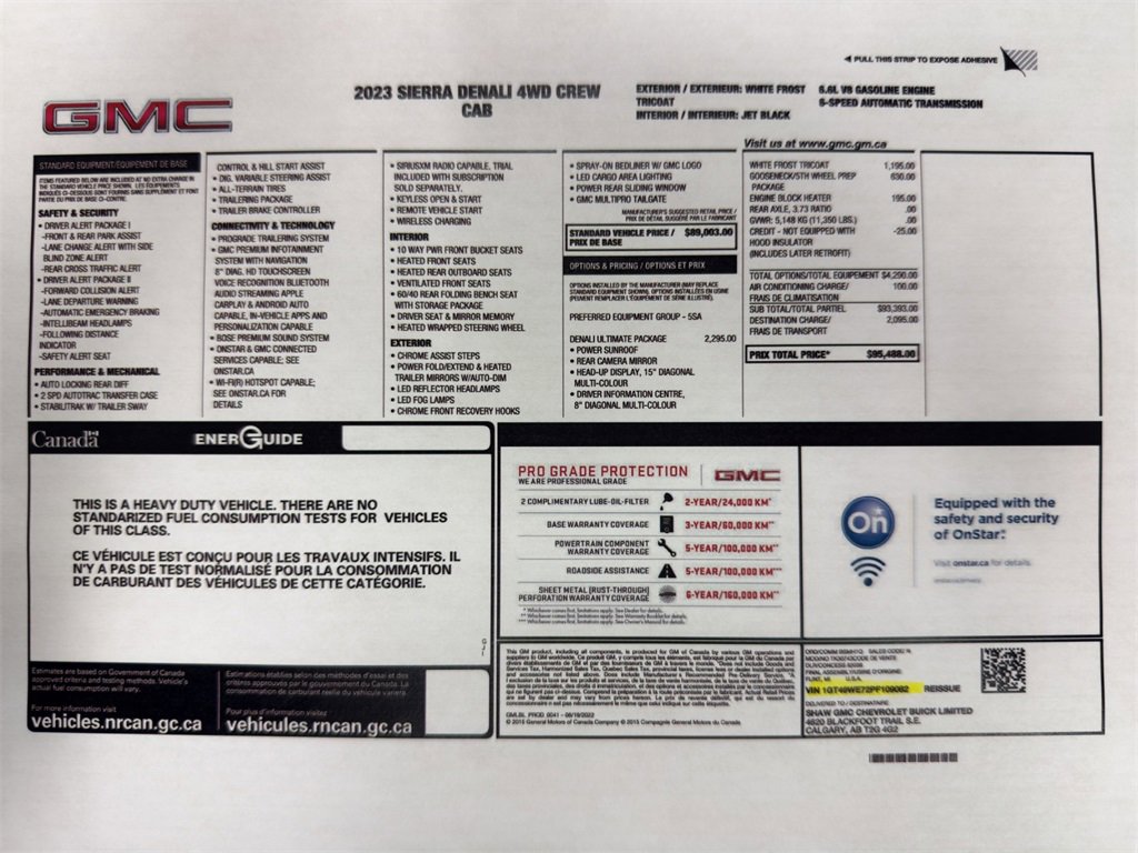 Used 2023 GMC Sierra 3500 Denali HD Denali with VIN 1GT49WE72PF109082 for sale in Kansas City