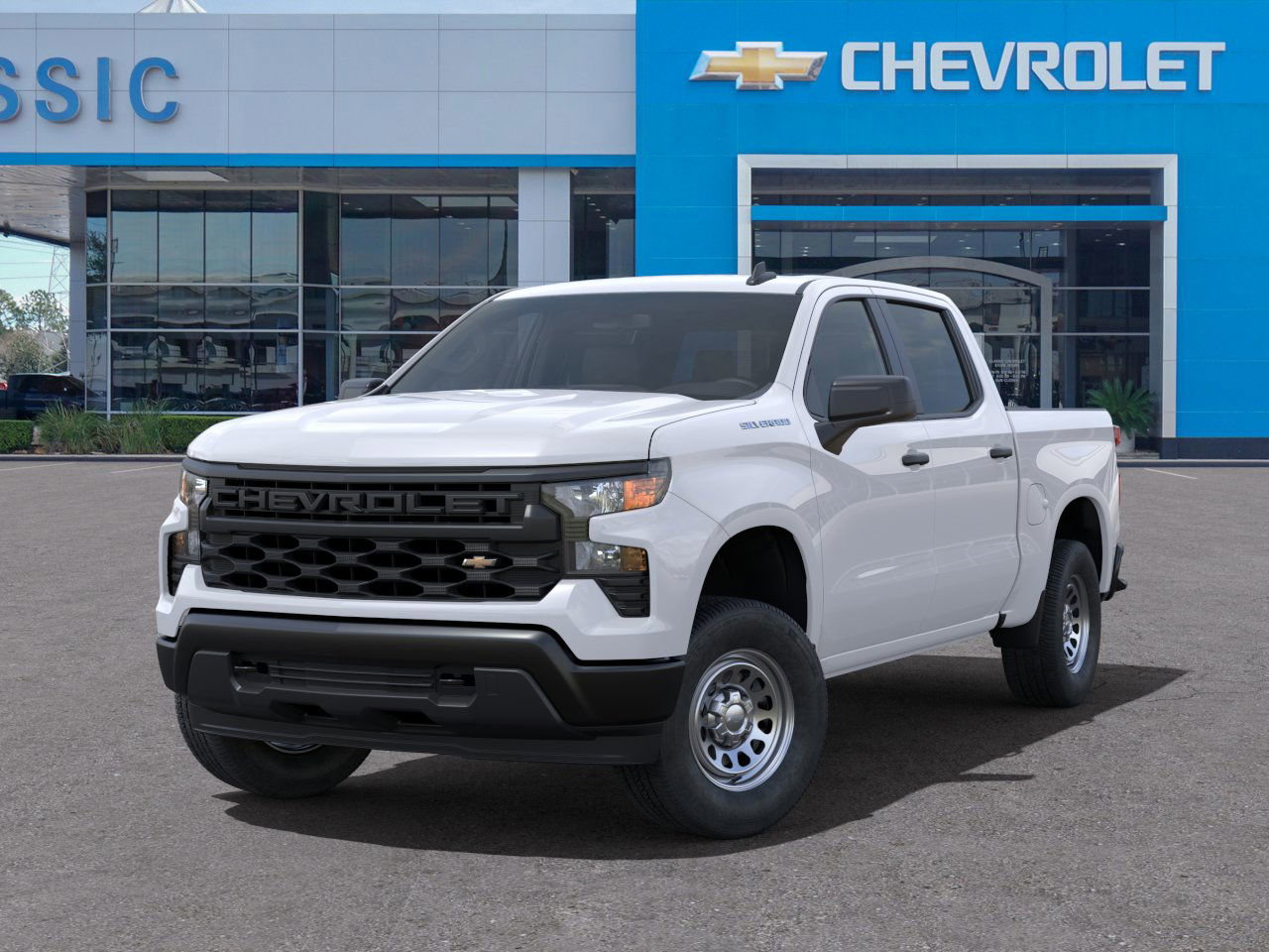 2024 Chevrolet Silverado 1500 WT White at Classic Elite Chevrolet Sugar Land