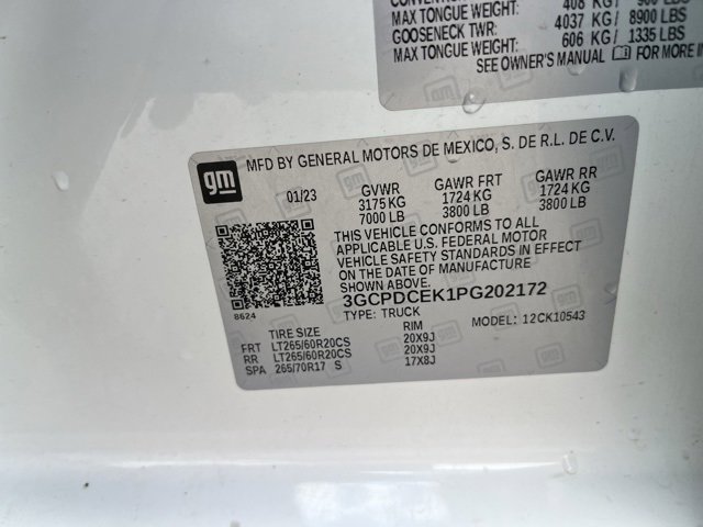 2023 Chevrolet Silverado 1500 Custom Trail Boss photo 14