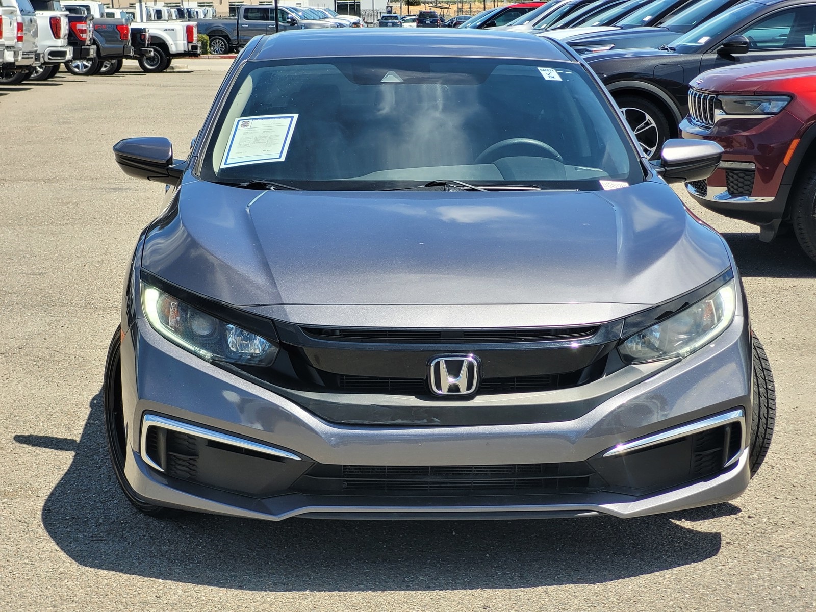 Used 2020 Honda Civic LX with VIN 2HGFC2F6XLH540126 for sale in Livermore, CA