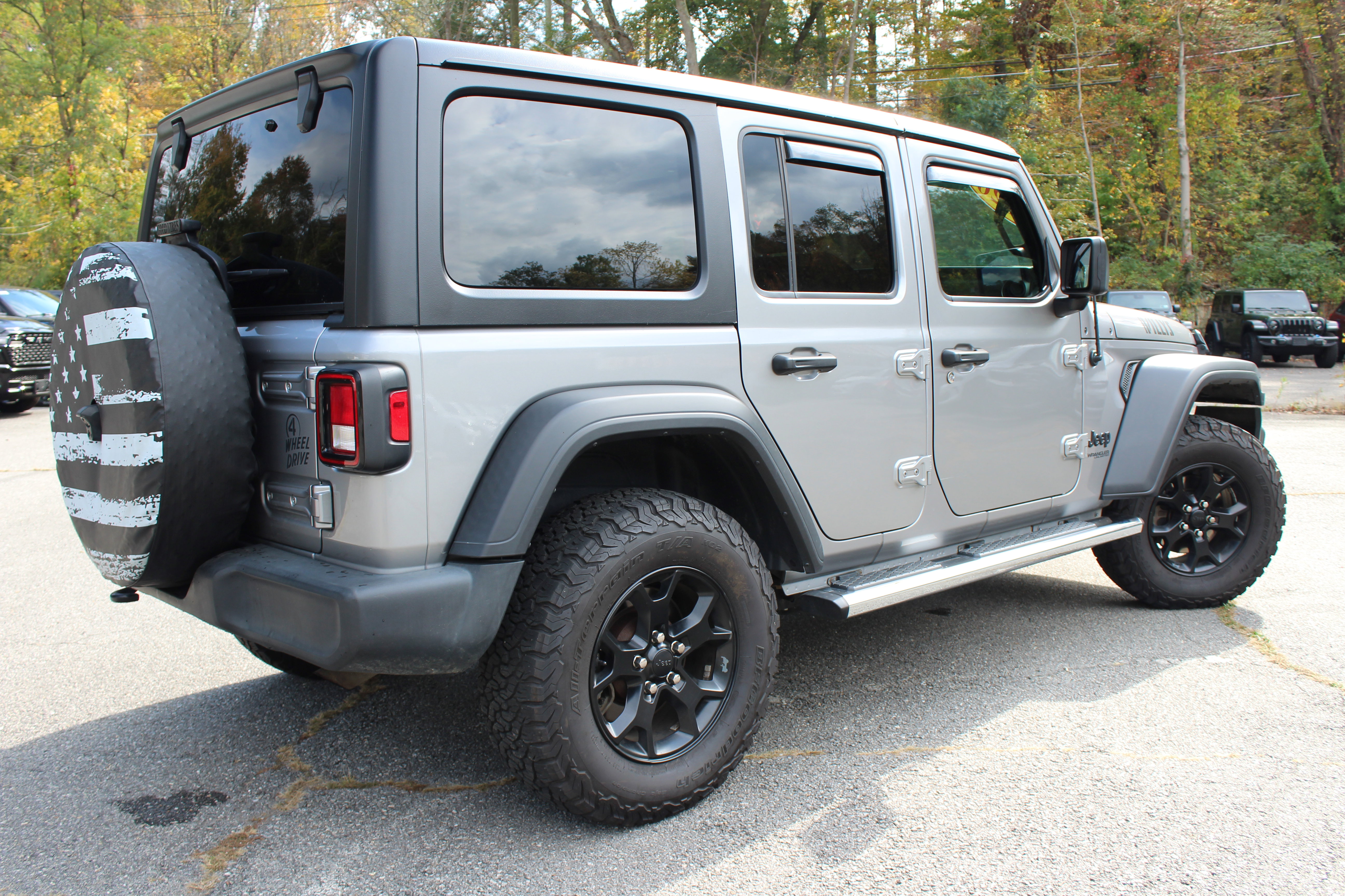 Used 2020 Jeep Wrangler Unlimited Willys with VIN 1C4HJXDN8LW158781 for sale in Cortlandt, NY