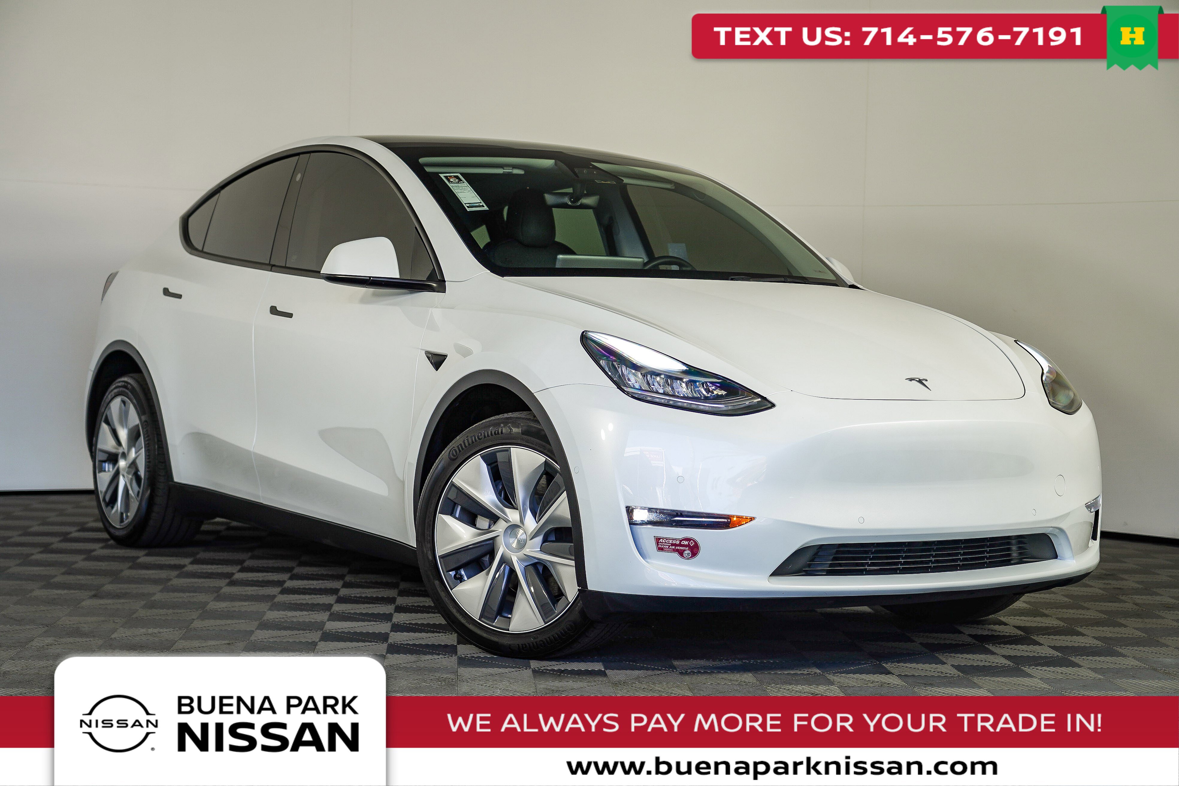 Used 2021 Tesla Model Y Long Range with VIN 5YJYGDEE1MF278553 for sale in Northfield, Minnesota