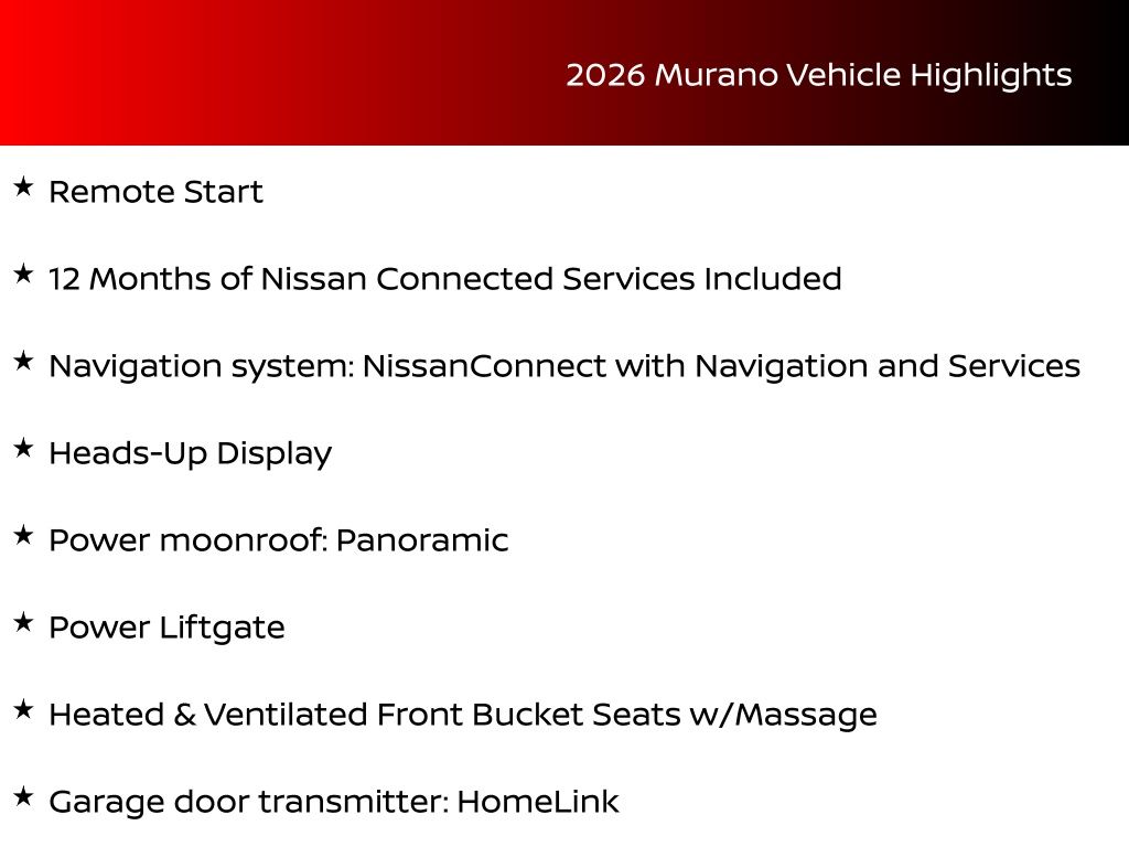 2026 Nissan Murano Platinum's photo