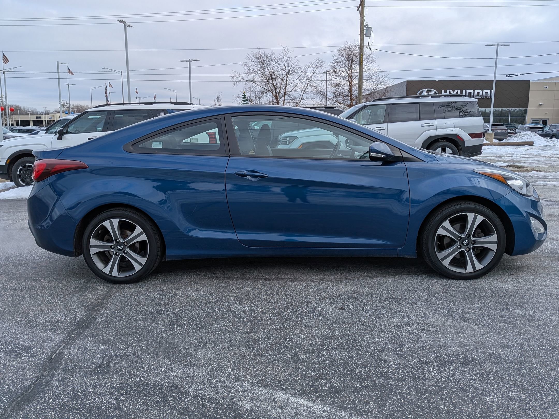 Used 2014 Hyundai Elantra Coupe Base with VIN KMHDH6AH9EU027310 for sale in Tinley Park, IL