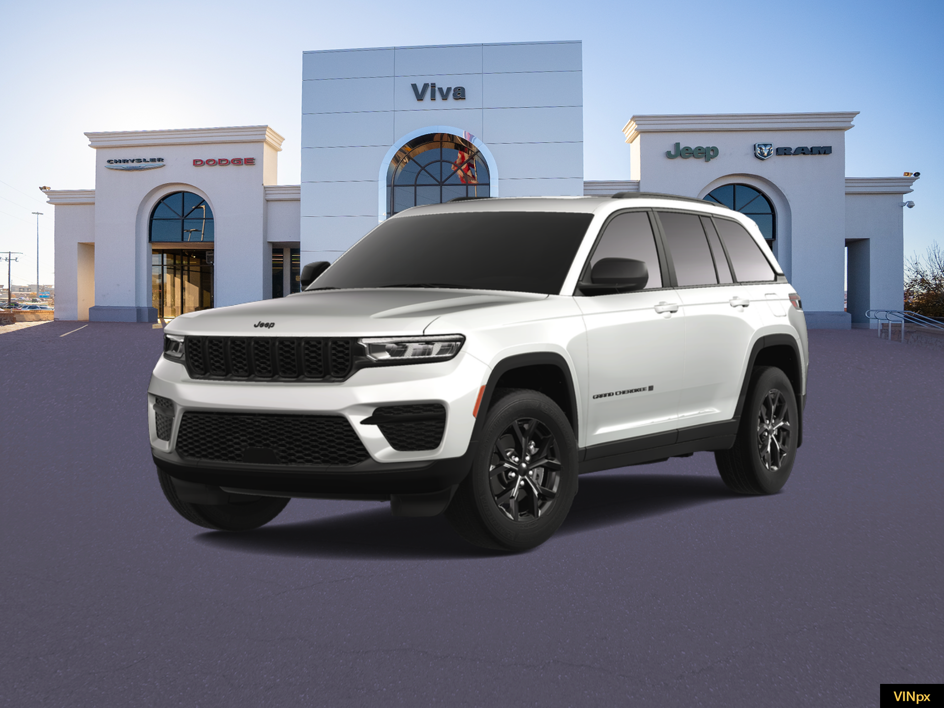 New 2025 Bright White Clear-Coat Exterior Paint Jeep Altitude X image 1