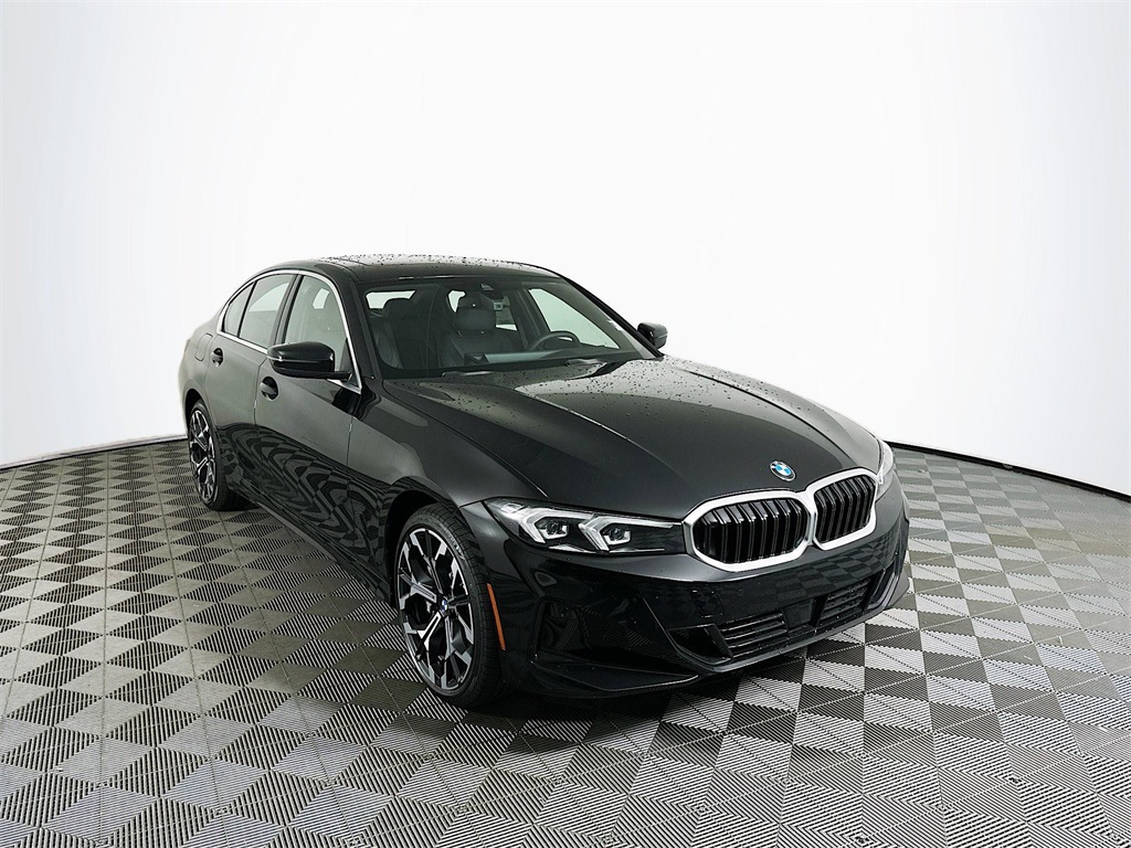 Used 2025 Jet Black BMW 330i xDrive image 1