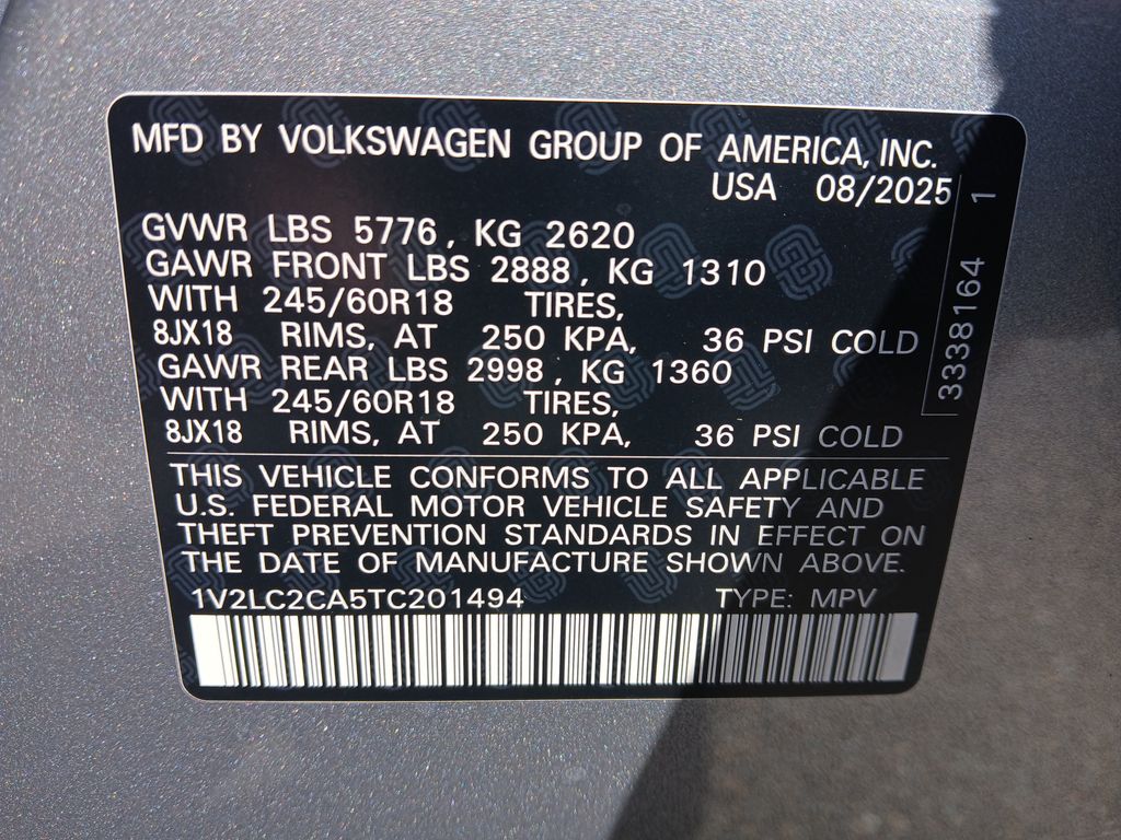 2026 Volkswagen Atlas Cross Sport SE photo 27