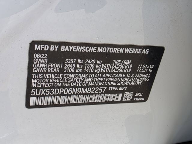 2022 Bmw X3 xDrive30i photo 8
