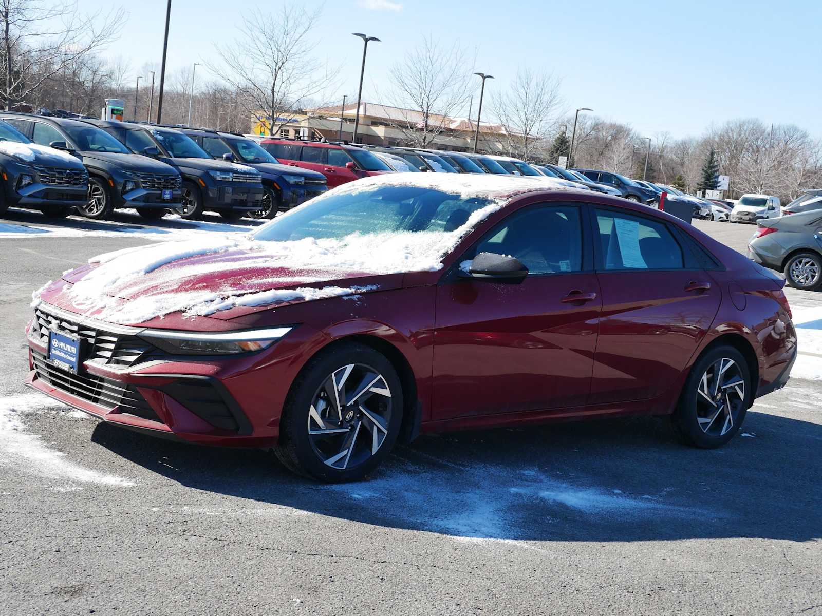 Certified 2025 Hyundai Elantra SEL with VIN KMHLM4DG2SU948455 for sale in Mankato, Minnesota