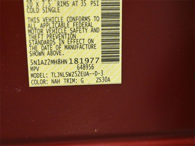 2017 NISSAN MURANO - Image 37