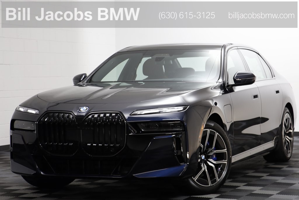 New 2025 Carbon Black Metallic BMW 750e xDrive image 1