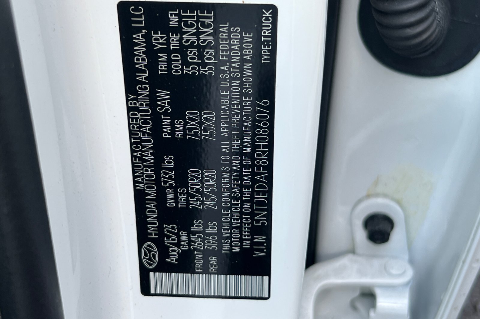 2024 Hyundai Santa Cruz Limited photo 21