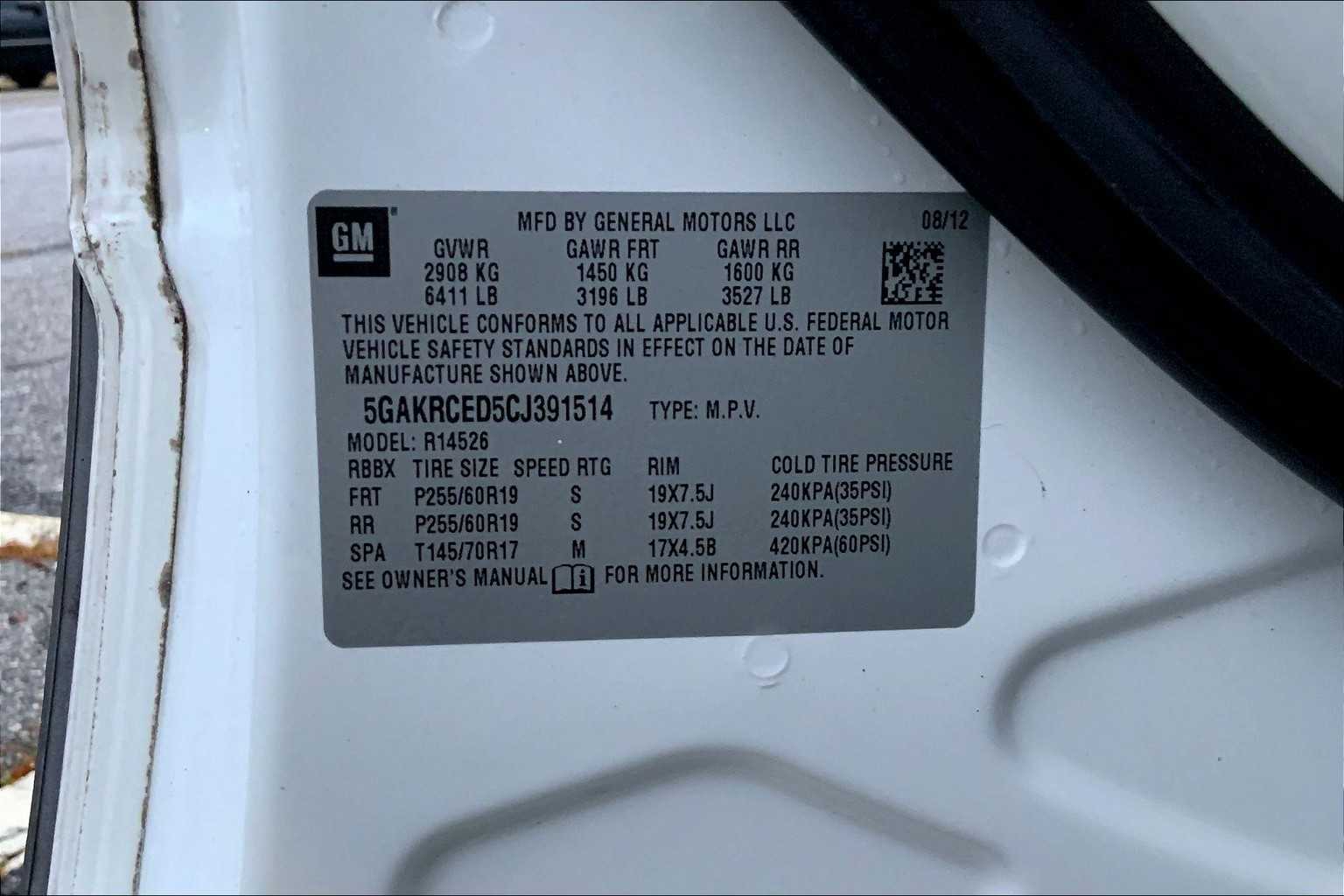 2012 Buick Enclave Leather photo 27
