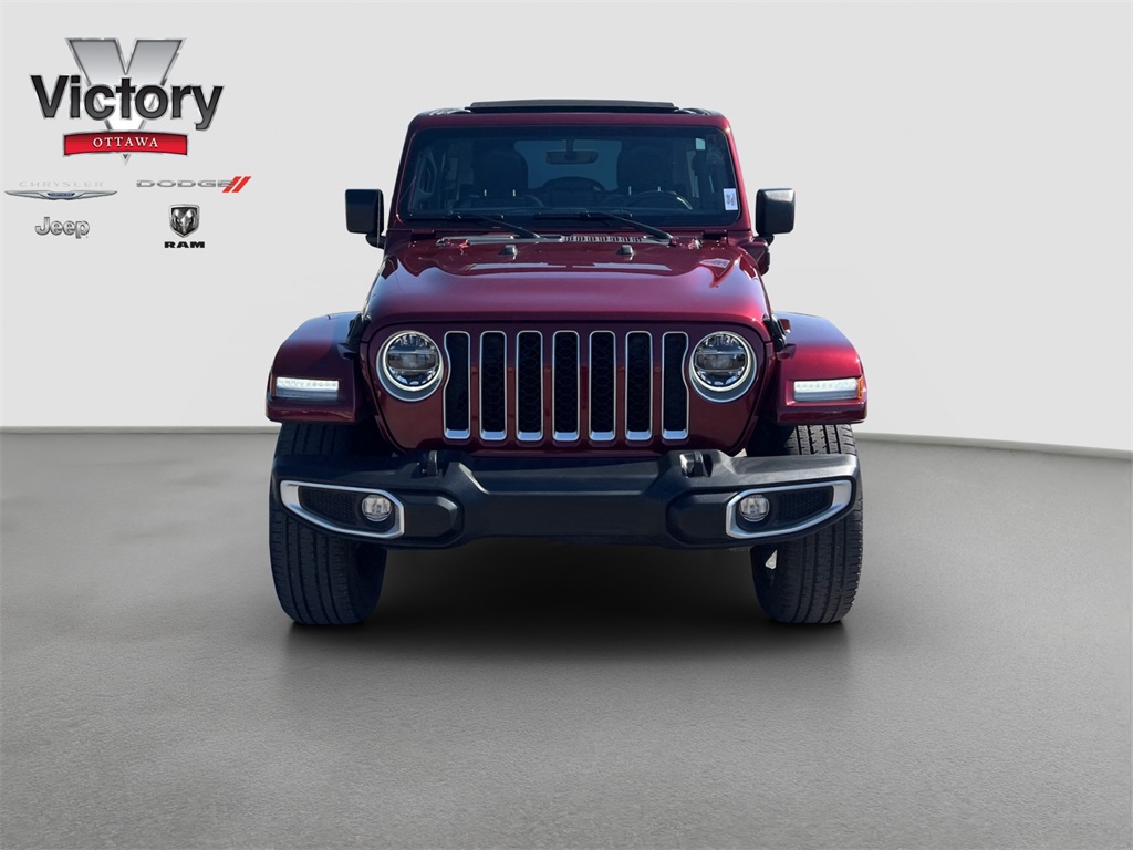 Certified 2021 Jeep Wrangler Unlimited Sahara 4XE with VIN 1C4JJXP66MW824107 for sale in Kansas City