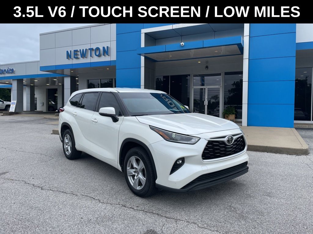 Used 2021 White Toyota LE image 1