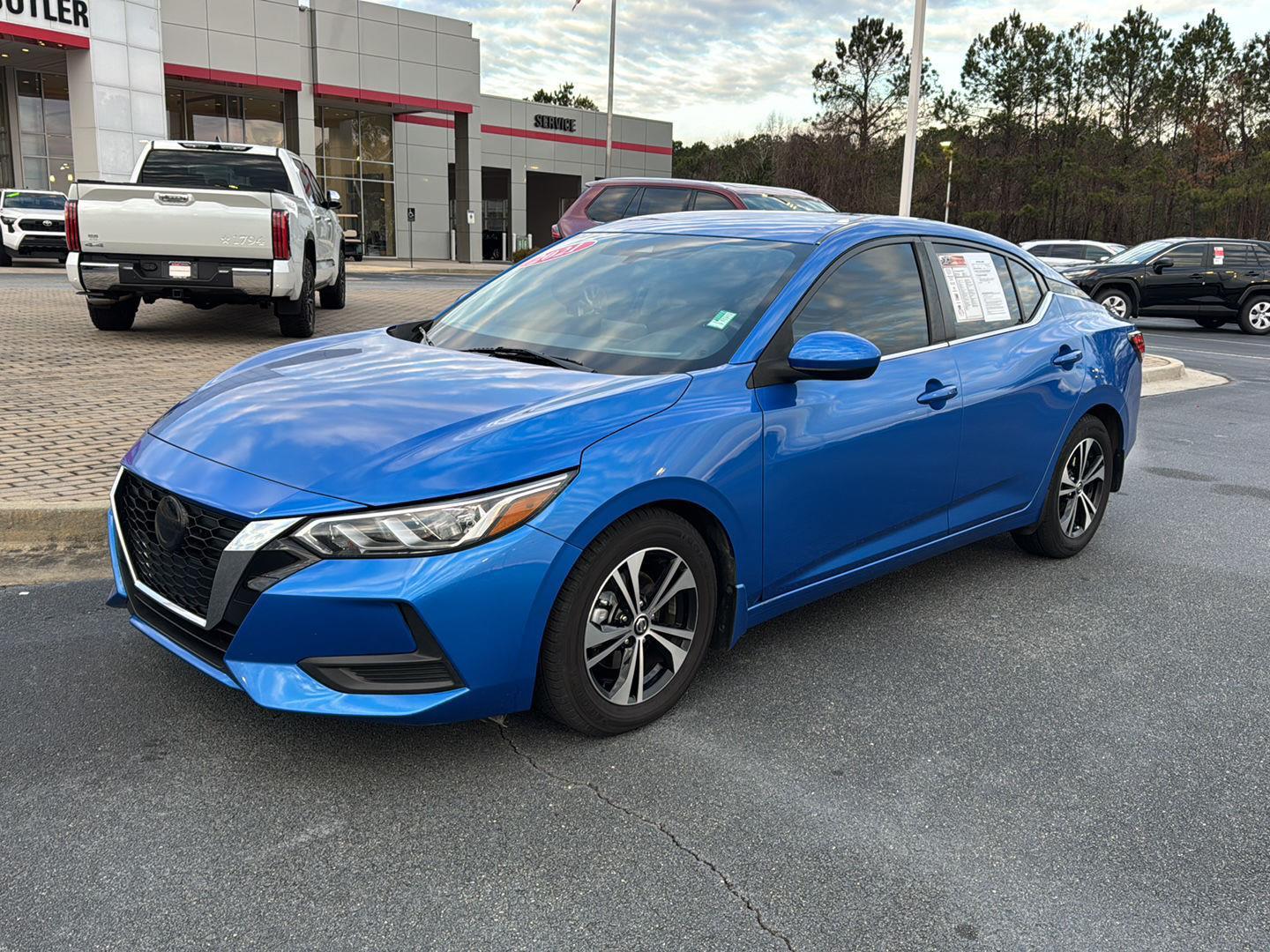 Used 2021 Nissan Sentra SV with VIN 3N1AB8CV3MY313336 for sale in Macon, GA