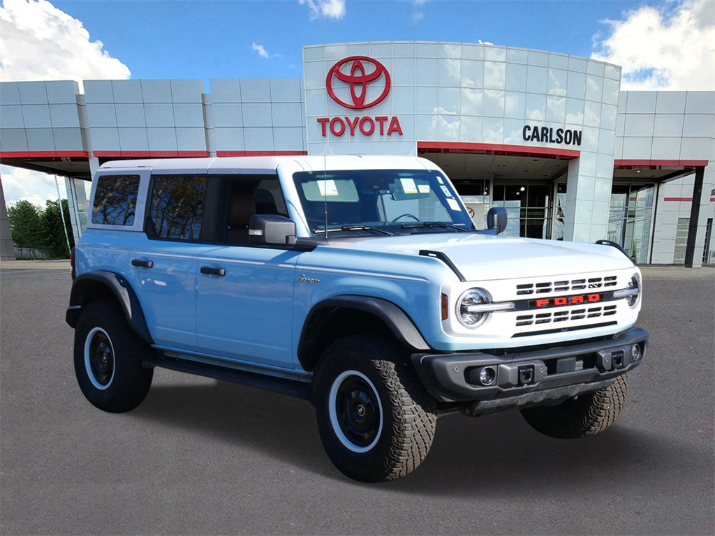Used 2024 Ford Bronco 4-Door Heritage Limited Edition with VIN 1FMEE4GP3RLA74148 for sale in Minneapolis, Minnesota