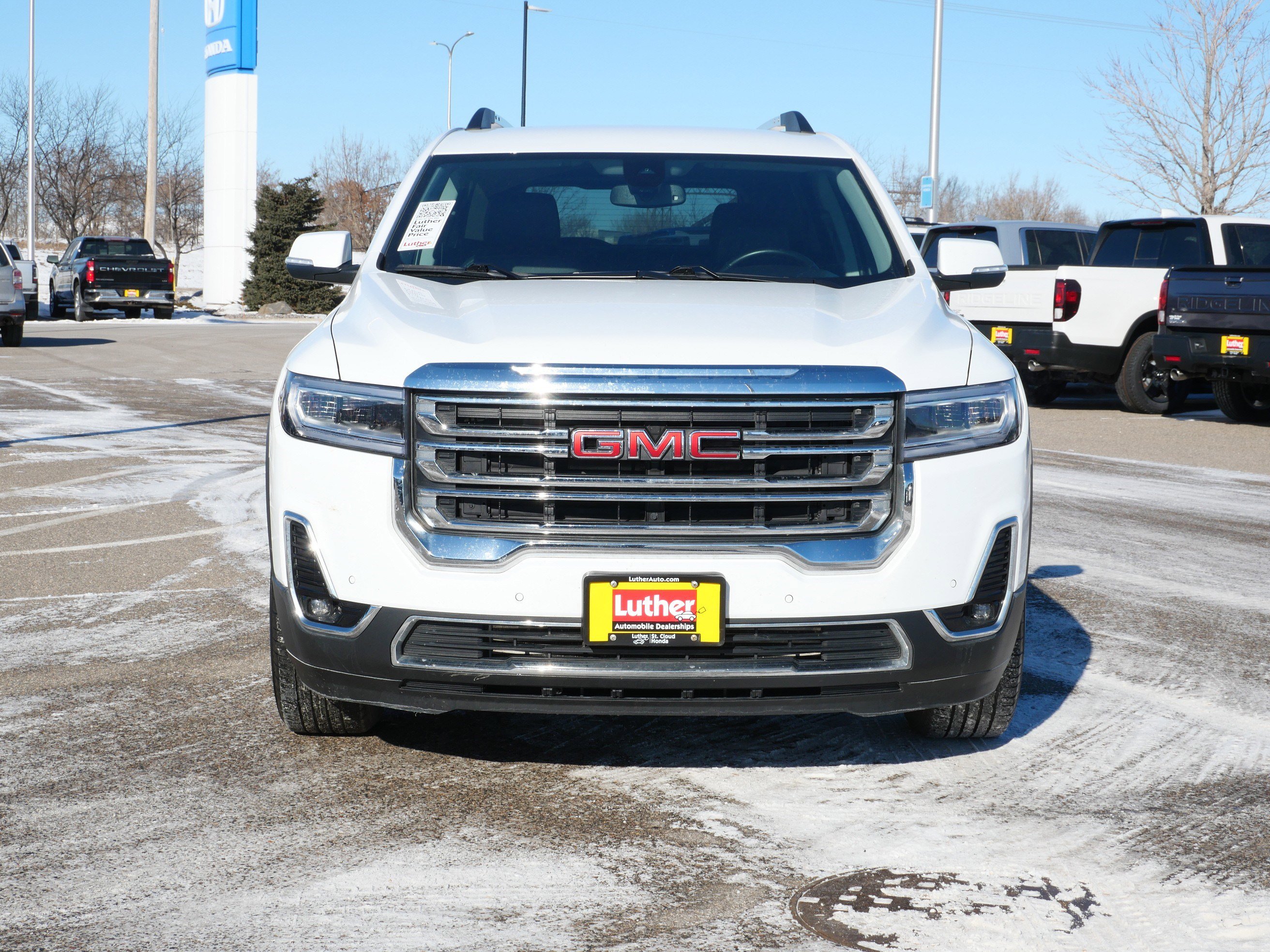 Used 2023 GMC Acadia SLT with VIN 1GKKNUL46PZ198268 for sale in Waite Park, Minnesota