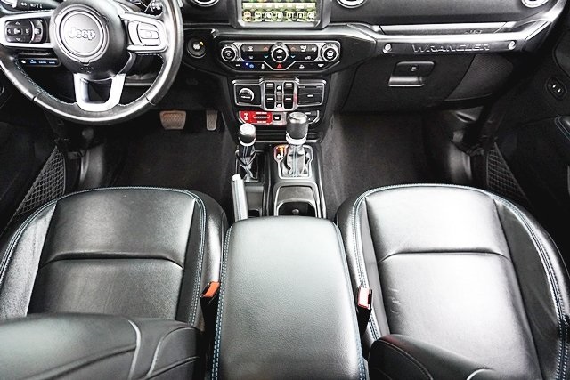 Used 2021 Gray Jeep Unlimited Rubicon 4xe image 21