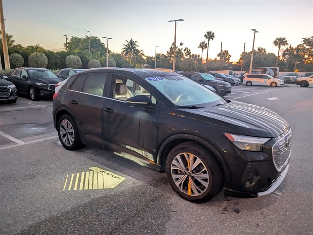 Used 2023 Audi Q4 e-tron Premium Plus with VIN WA1BCBFZ0PP015921 for sale in Delray Beach, FL