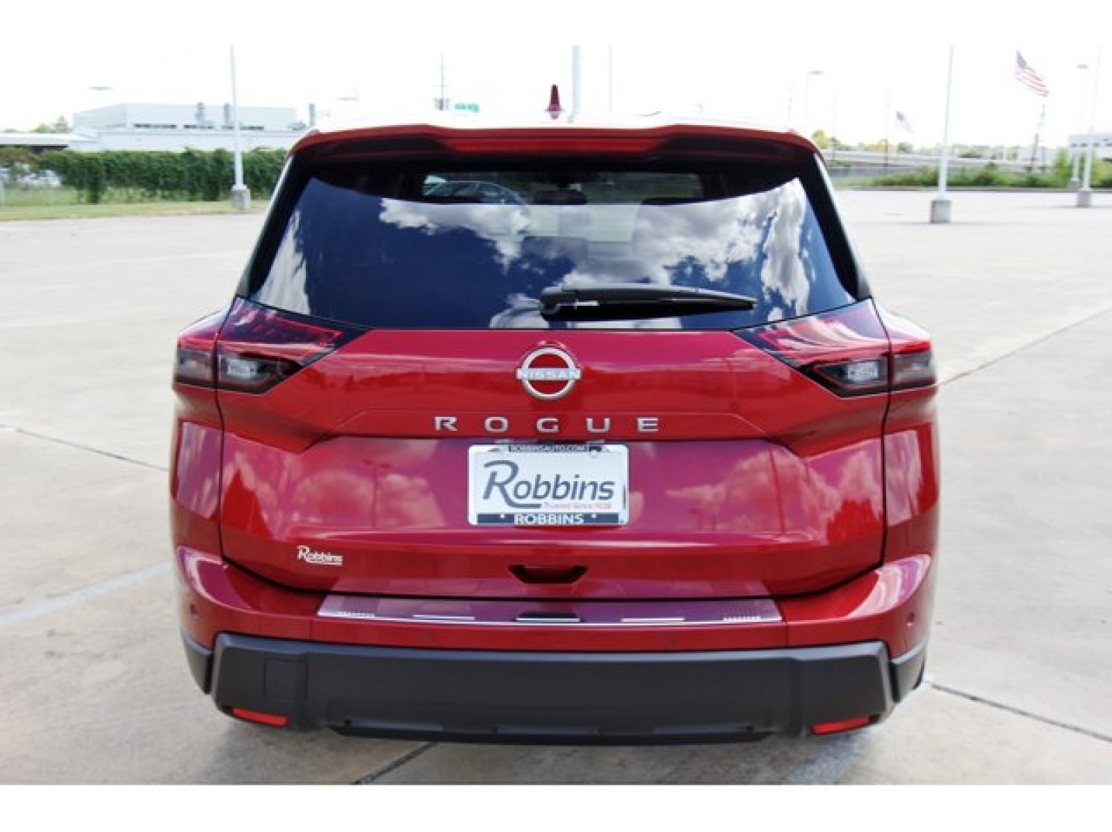 2026 Nissan Rogue SV Red at Robbins Nissan