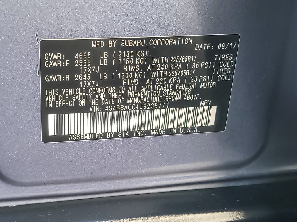 2018 SUBARU OUTBACK - Image 22