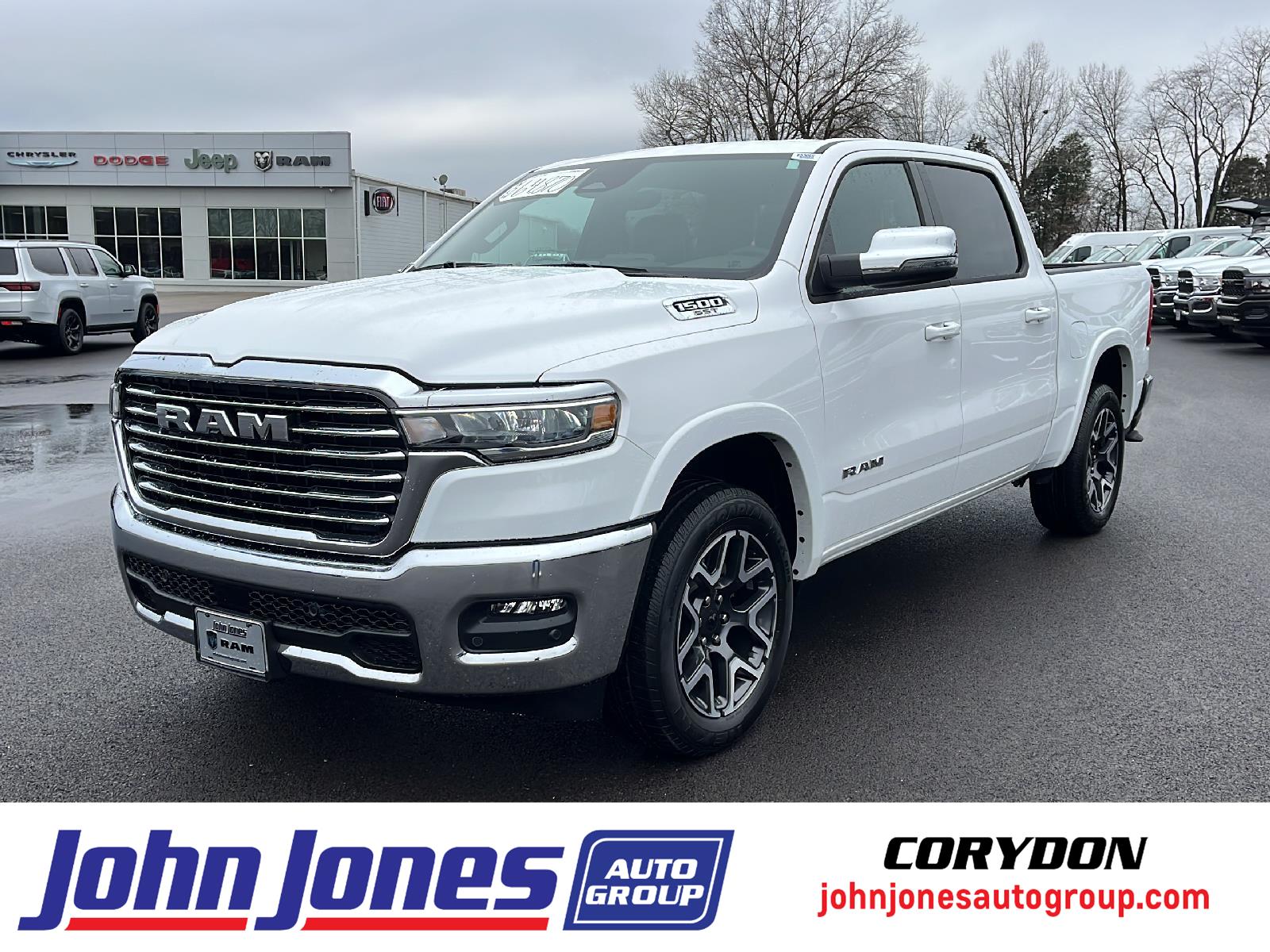 New 2025 Bright White Clearcoat Ram Laramie image 1