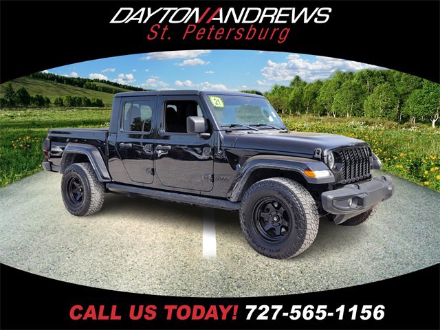 Certified Used 2021 Black Clearcoat Jeep Sport S image 1