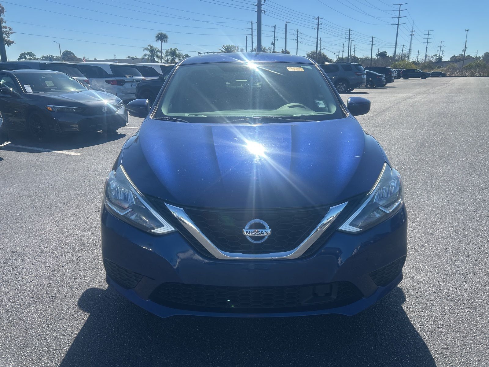 Used 2019 Nissan Sentra SV with VIN 3N1AB7AP5KY300292 for sale in Port Richey, FL