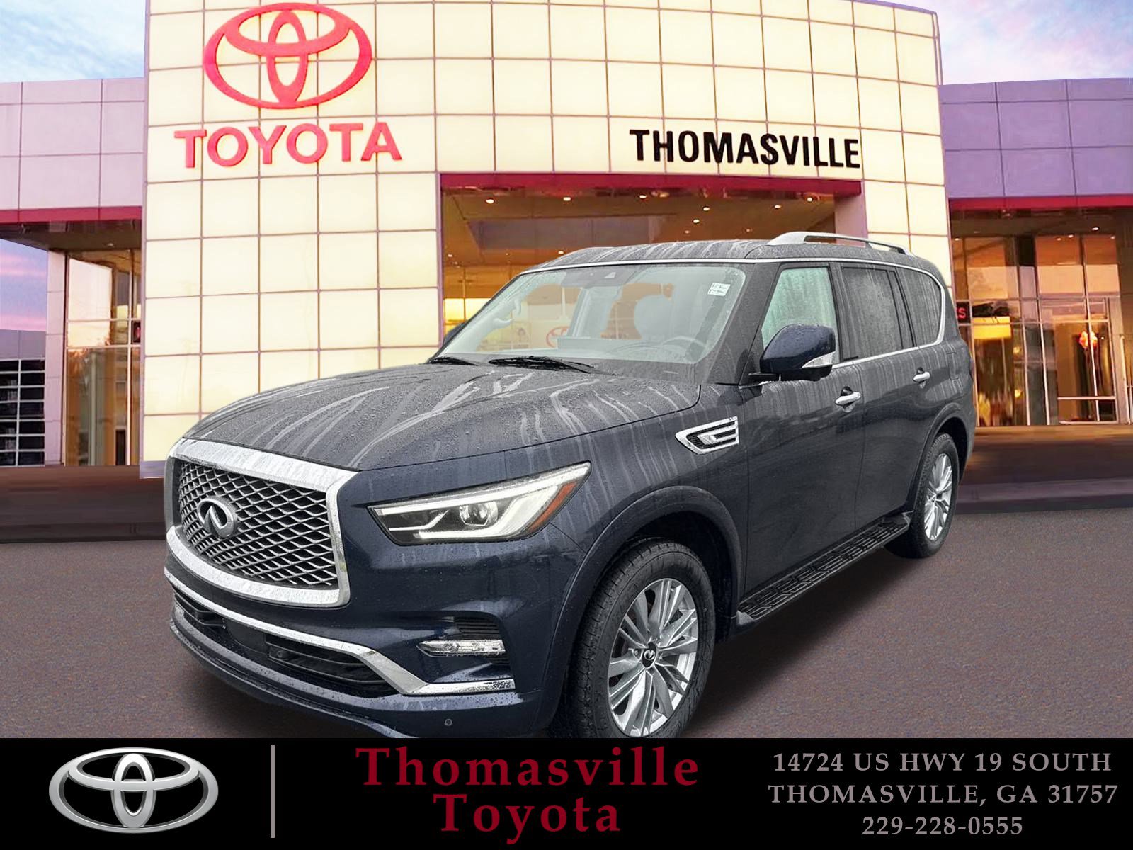 Used 2024 Hermosa Blue INFINITI LUXE image 1