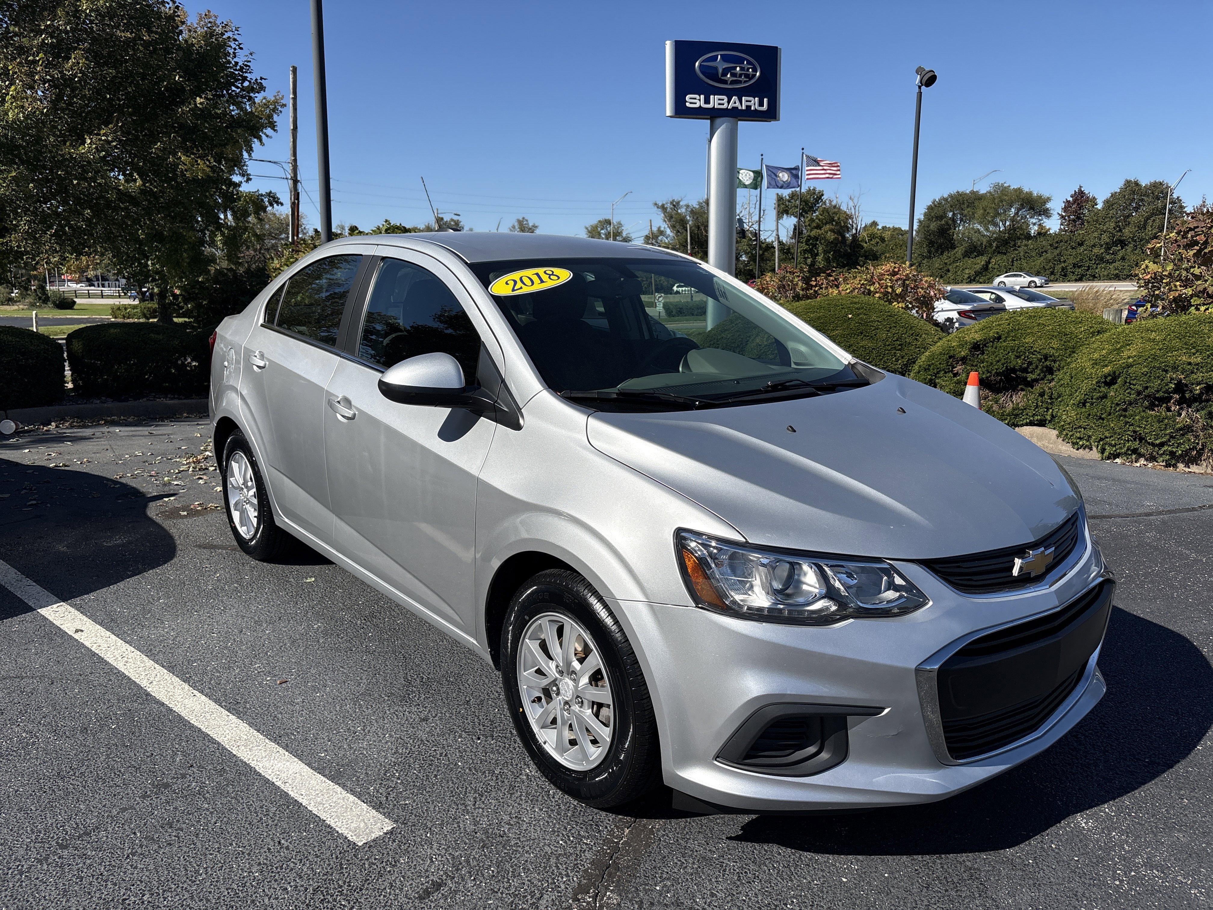 Used 2018 Chevrolet Sonic LT with VIN 1G1JD5SH7J4115979 for sale in Louisville, KY