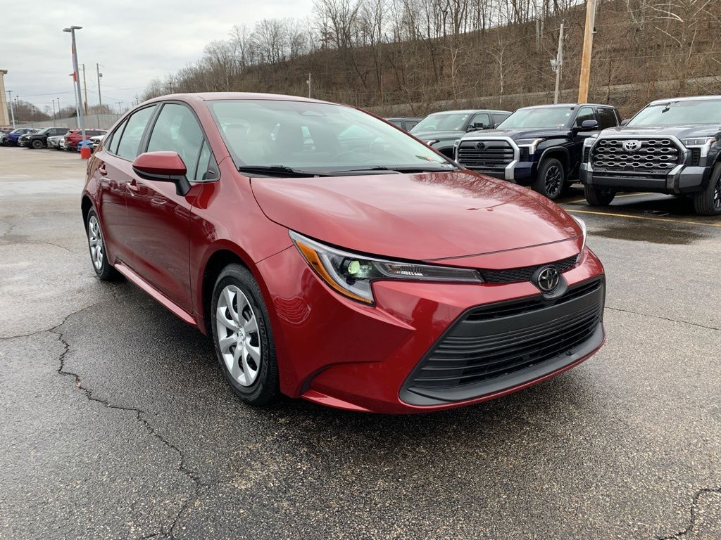 Certified 2025 Toyota Corolla LE with VIN 5YFB4MDE6SP231827 for sale in Northfield, Minnesota