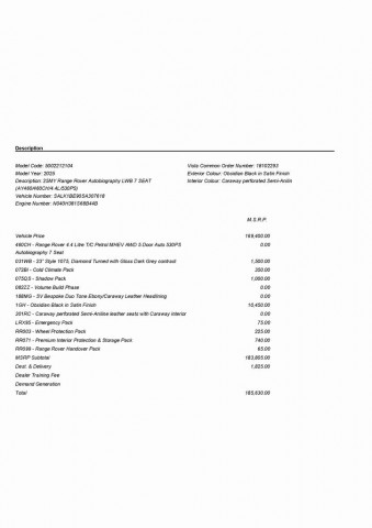 New 2025 Land Rover Range Rover Autobiography SUV in Naperville #R25385