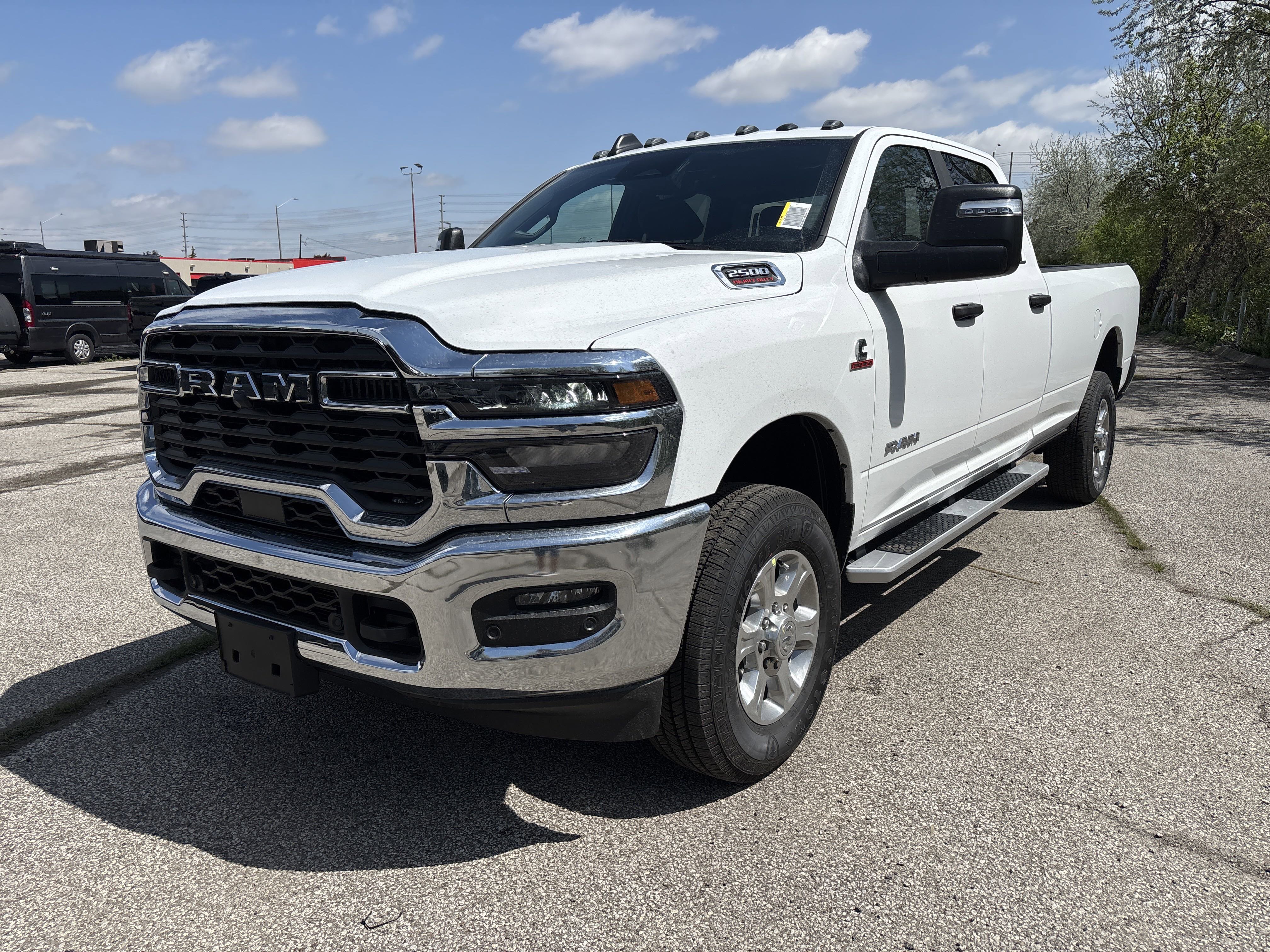 New 2025 Bright White Ram Big Horn image 1