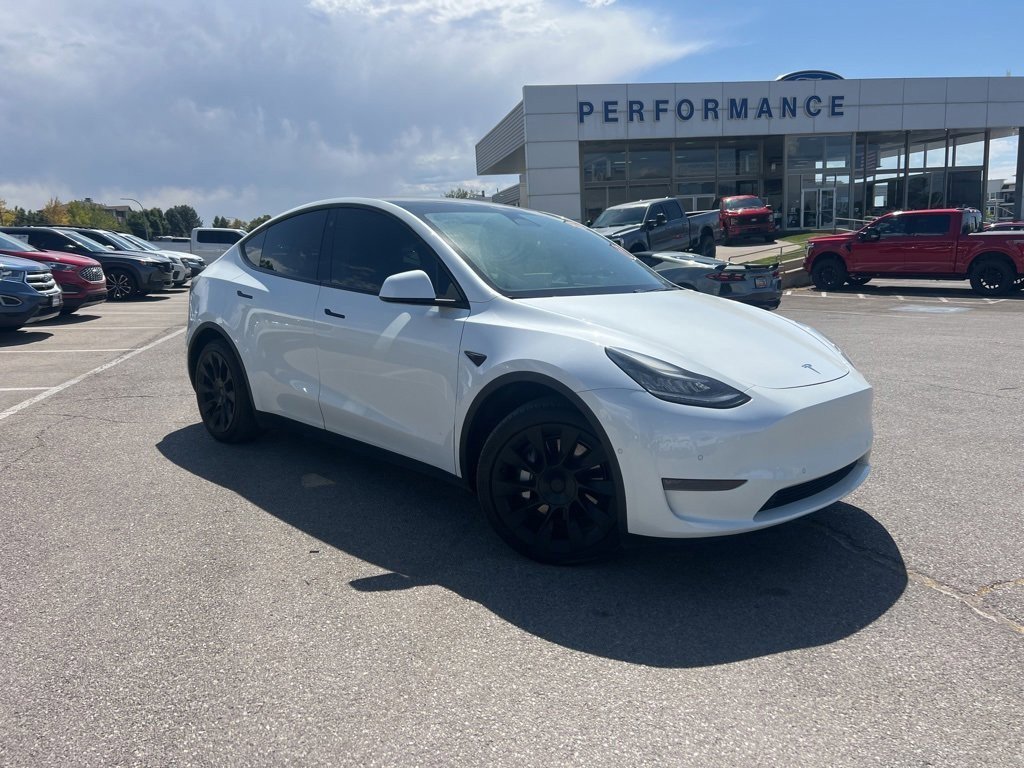 Used 2021 Tesla Model Y Long Range with VIN 5YJYGDEE4MF079660 for sale in Bountiful, UT