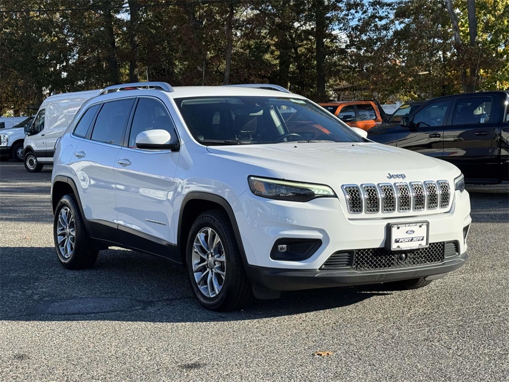 Used 2021 Jeep Cherokee Latitude Lux with VIN 1C4PJLMX7MD103936 for sale in Port Jefferson Station, NY