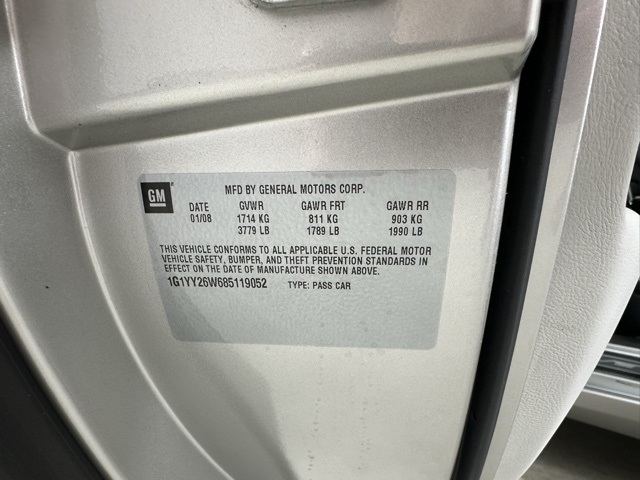 2008 Chevrolet Corvette Base photo 24